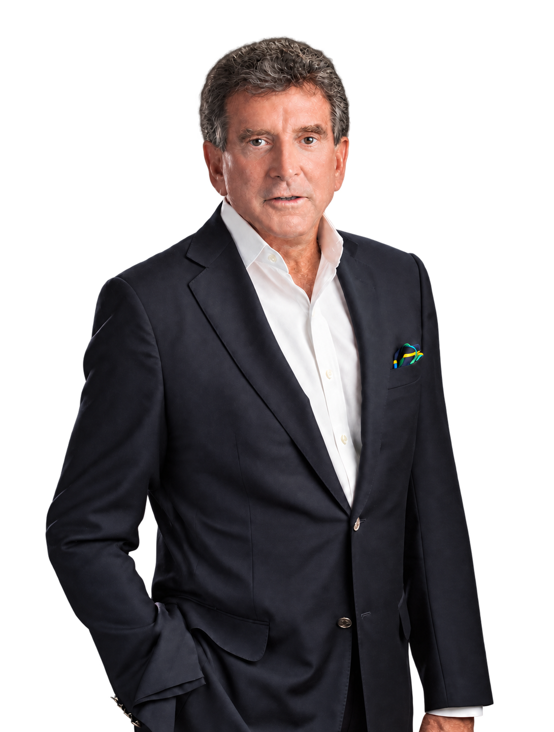 Author Jeffrey S. Stephens in a dark suit and white shirt